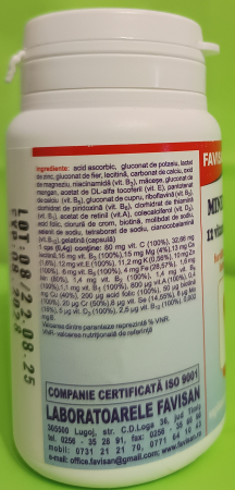 Mineralvit Top 40 capsule, FAVISAN [2]