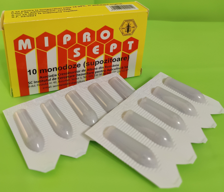 MIPROSEPT 10 supozitoare, Institutul Apicol la Nana Plafar [1]