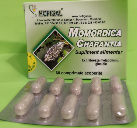 MOMORDICA CHARANTIA Castravete Amar 60 comprimate, Hofigal