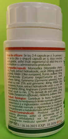MOMORDICA Charantia Castravete Tibetan 200mg, Health Nutrition [3]