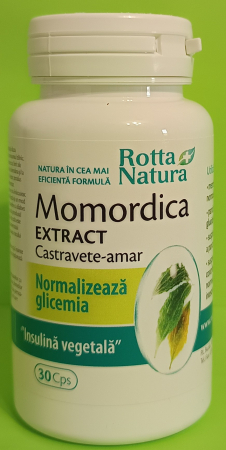DIABET - MOMORDICA EXTRACT CASTRAVETE-AMAR 200mg, 30 capsule, Rotta Natura