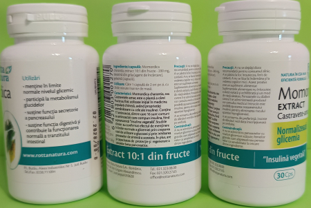 MOMORDICA EXTRACT CASTRAVETE-AMAR 200mg, 30 capsule, Rotta Natura [1]