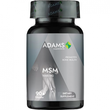 MSM, 1000mg, 90cps, Adams Supplements