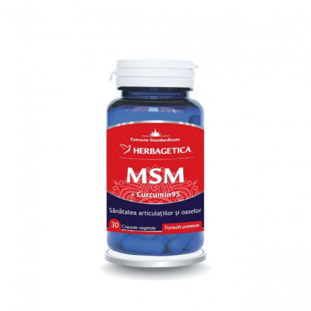 MSM 500mg si Curcumin, Herbagetica