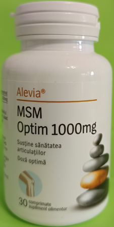 MSM OPTIM 1000mg, 30 comprimate - ALEVIA la Nana Plafar