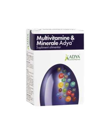VITAMINE SI MINERALE - MULTIVITAMINE & MINERALE  CAPSULE GELATINOASE MOI Adya Green Pharma la Nana Plafar