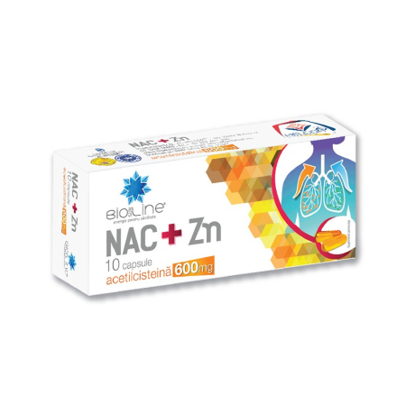 NAC+ZN  cu vitamina C si zinc, BioSunLine Helcor la Nana Plafar [2]