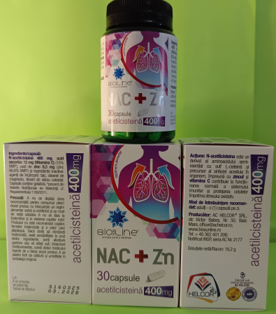 NAC+ZN  cu vitamina C si zinc, BioSunLine Helcor la Nana Plafar [1]