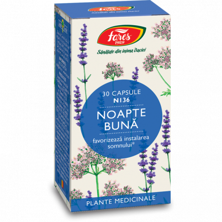 NOAPTE BUNA N136, 30 capsule, Fares