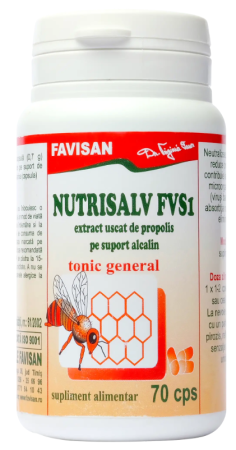 Nutrisalv FVS1, 70 capsule, Favisan  la Nana Plafar