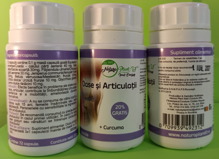 Oase si Articulatii, 72 capsule - NATURA PLANT la Nana Plafar [2]