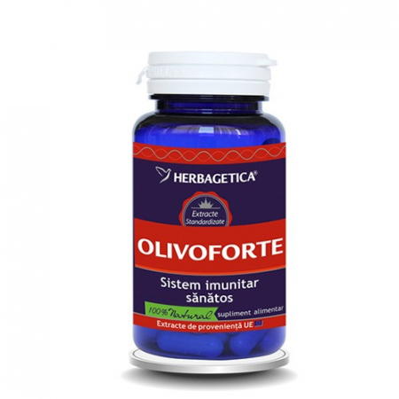 infectii tract respirator superior - OLIVOFORTE, 200mg, Herbagetica