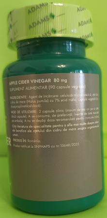 OTET DIN CIDRU DE MERE 90 capsule Adams Supplements la Nana Plafar [3]