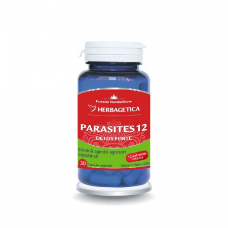 gastrointestinal - PARASITES 12 Detox Forte, Herbagetica