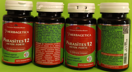 PARASITES 12 Detox Forte, Herbagetica [3]