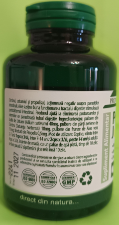 PARAZITOL JUNIOR 250 capsule ProNatura Medica la Nana Plafar [2]