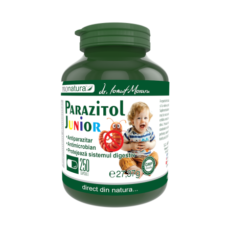 paraziti intestinali copii - PARAZITOL JUNIOR 250 capsule ProNatura Medica la Nana Plafar