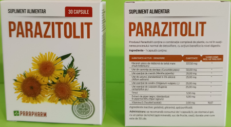 paraziti intestinali*** - PARAZITOLIT, 30 capsule, Parapharm la Nana Plafar