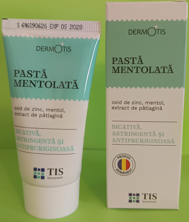 creme - PASTA MENTOLATA Dermotis, 50 ml, Tis Farmaceutic la Nana Plafar
