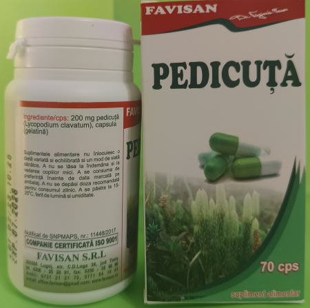Pedicuta – 70 capsule, Favisan [3]