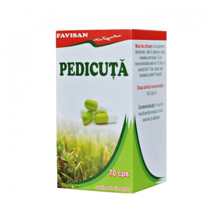 enzime digestive - Pedicuta – 70 capsule, Favisan