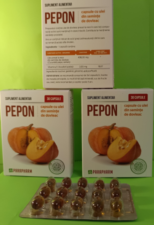 PEPON pentru PROSTATA COLESTEROL PARAZITI INTESTINALI, 30 capsule, Parapharm [2]