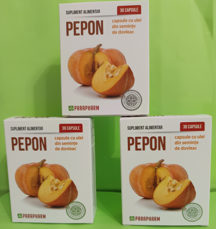 PEPON pentru PROSTATA COLESTEROL PARAZITI INTESTINALI, 30 capsule, Parapharm