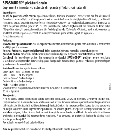 PICATURI ORALE pentru copii SPASMODEP, 30 ml, Dr. Phyto la Nana Plafar [2]