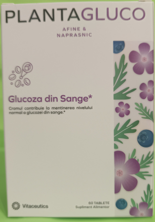 Plantagluco, 60 tablete, Vitaceutics [2]