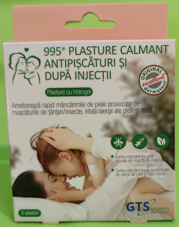 DISPOZITIVE MEDICALE - PLASTURE CALMANT Antipiscaturi si Post injectii, 5 bucati, Wooshin Labottach la Nana Plafar