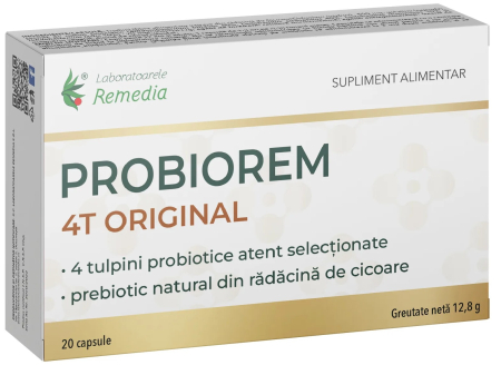 PROBIOREM, 20 capsule Remedia la Nana Plafar