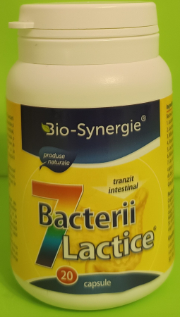 Probiotic 7 bacterii lactice, 20 capsule, Bio Synergie
