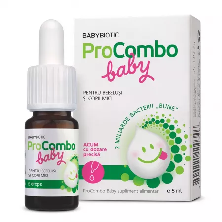SUPLIMENTE-capsule si lichide - Probiotic Procombo Baby, 5 ml, Vitaslim