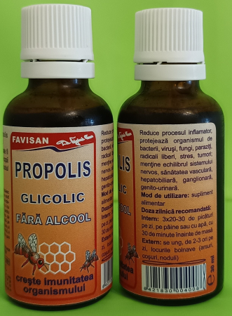 PROPOLIS GLICOLIC fara alcool, 30 ml, Favisan la Nana Plafar [1]