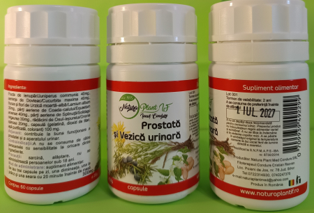 Prostata si Vezica urinara, 60 , Natura Plant [1]
