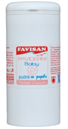PUDRA cu PROPOLIS Faviderm Baby 100gr Favisan la Nana Plafar