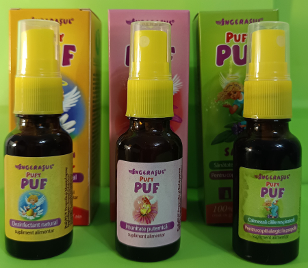 PufyPUF Propolis si Echinacea spray - intareste imunitatea, 20 ml, Dacia Plant [2]
