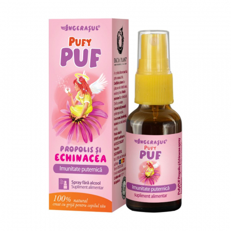 spray - PufyPUF Propolis si Echinacea spray - intareste imunitatea, 20 ml, Dacia Plant