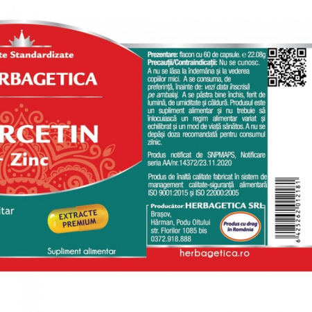 QUERCETIN Herbagetica la Nana Plafar [3]