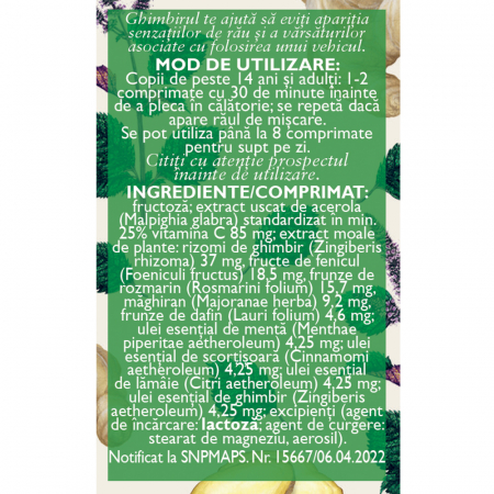 RAU DE MISCARE D141, 20 comprimate, Fares [2]