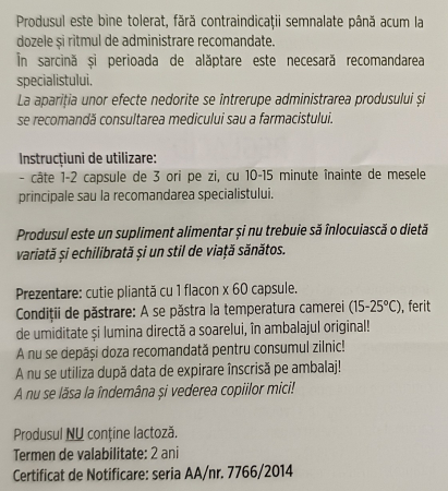 REGLACID ANTIACID GASTRIC, 60 capsule, Hofigal [3]