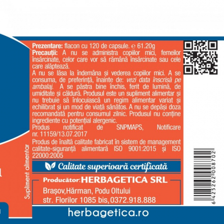 RHODIOLA RHOSEA 400mg, Herbagetica [5]