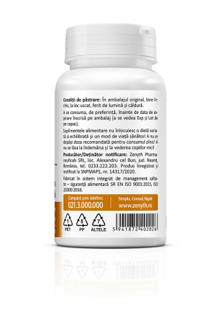 RHODIOLA Salidrosides 500mg, protectie vasculara, 30 capsule vegetale, Zenyth [2]