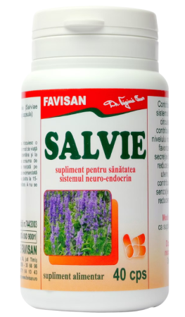 Glicemie - Salvie, 40 capsule, Favisan la Nana Plafar