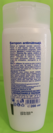 Sampon Antimatreata BIO, 200ml - FAVISAN [2]
