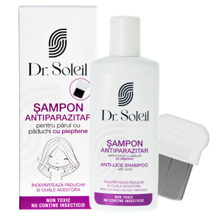 produse Anti Paduchi - SAMPON ANTIPARAZITAR 200ml + Pieptene, Dr. Soleil la Nana Plafar