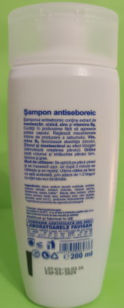 SAMPON ANTISEBOREIC BIO, 200ml, Favisan [1]
