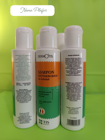 SAMPON ANTISEBOREIC cu ICHTIOL DermoTIS 120ml TIS Farmaceutic la Nana Plafar [2]