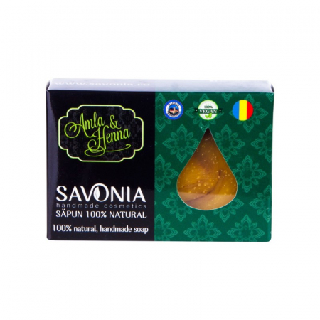 Sampon Solid Natural Amla si Henna, 90g, Savonia