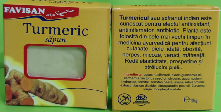 SAPUN CU TURMERIC 105 gr Favisan [1]